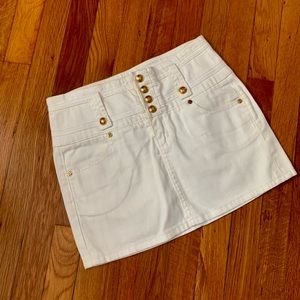 BCBG MaxAzria Off White mini skirt